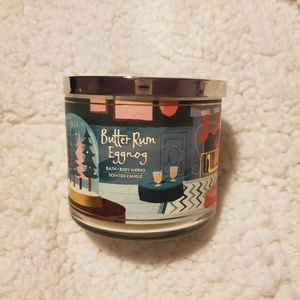 B&BW Butter Rum Eggnog 3-wick Candle